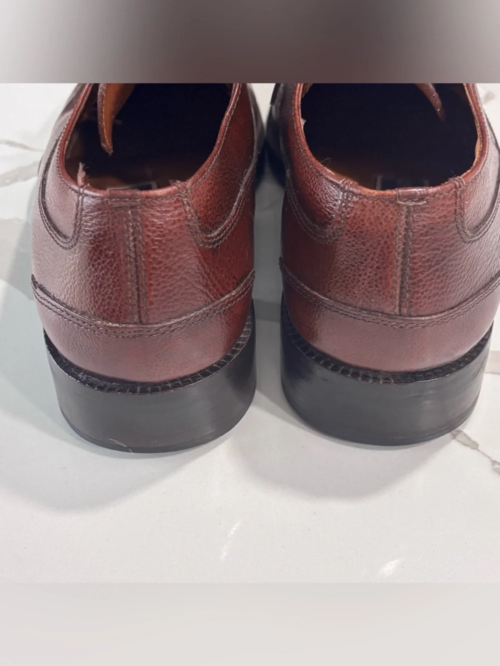 Cole Haan Brown Leather Lace-Up Dress Shoes Memory Foam Flex Insole Size 10.5